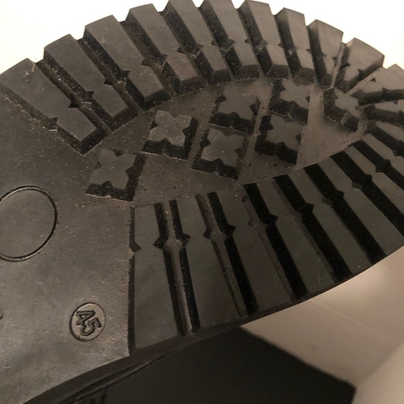 Addax Ridge Goth Motorcycle Black Lace Up Combat Boots Size 45 EU US Men's 12 - Picture 10 of 10